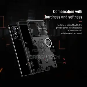 Galaxy Note 20 Ultra 5G Case Ring Kickstand Camera Lens Hybr