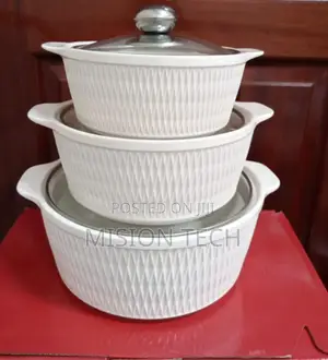 Brand New 3pcs Set Ceramic Casserole Serving Dishes