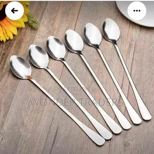Stainless Long Tea Spoons 6pcs