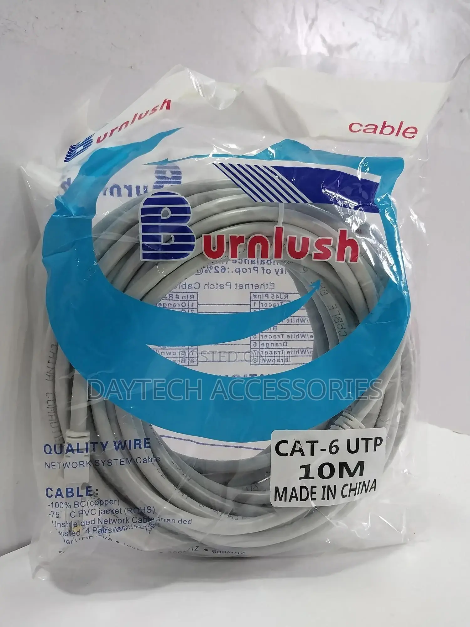 Cat 6 Ethernet Cable 10m, Long Internet Cable 10m High Speed