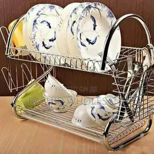 2 Layer Stainless Dish Rack