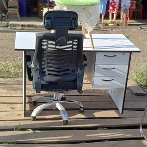 Office Desk+Headrest Chair