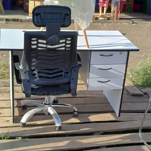 Office Desk+Headrest Chair