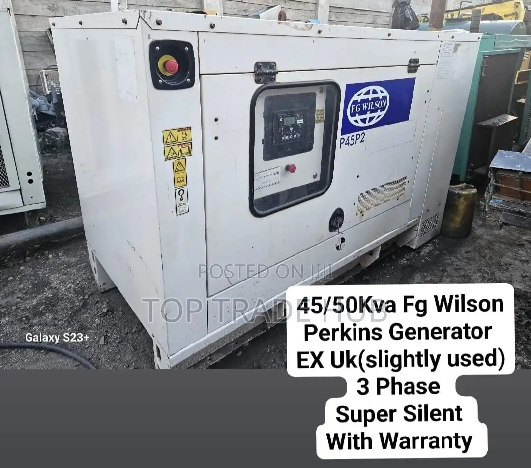 Wilson Perkins Generator EX-UK 3 Phase 50 Kva