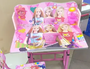 Pink Kids Studying Table