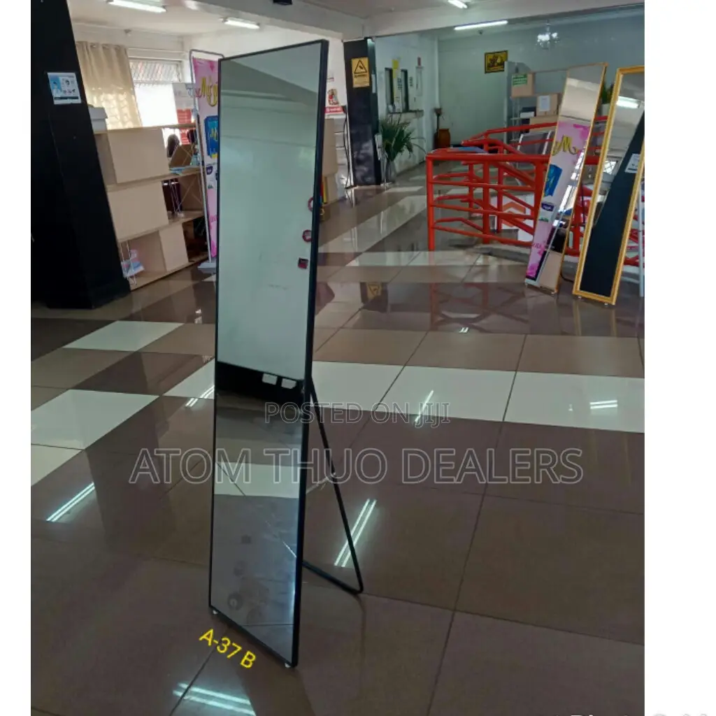 Rectangular Black Executive Dressing Mirror