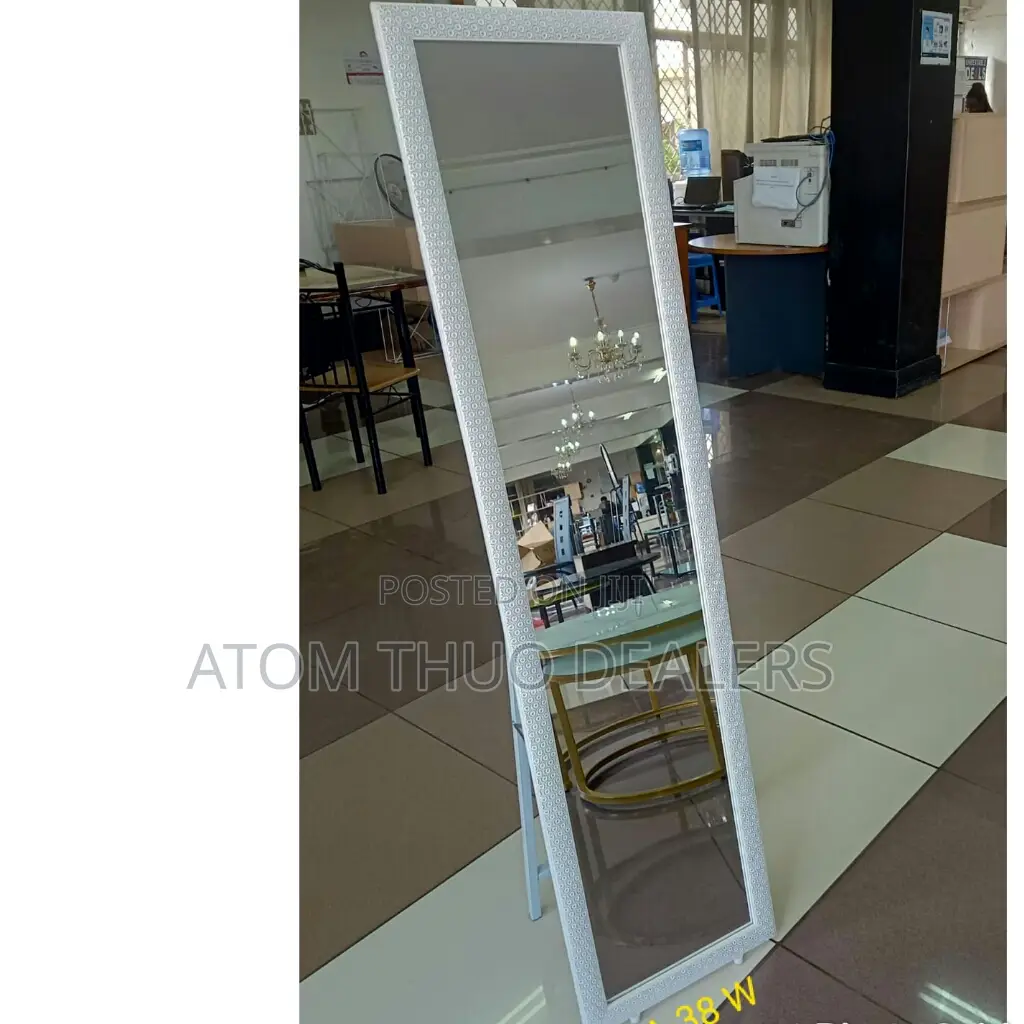 White Rectangle Dressing Mirror
