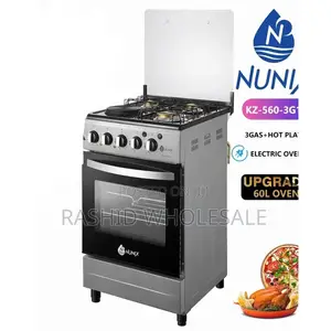 Nunix Cooker. Standing Cooker. With Oven. Auto Ignition