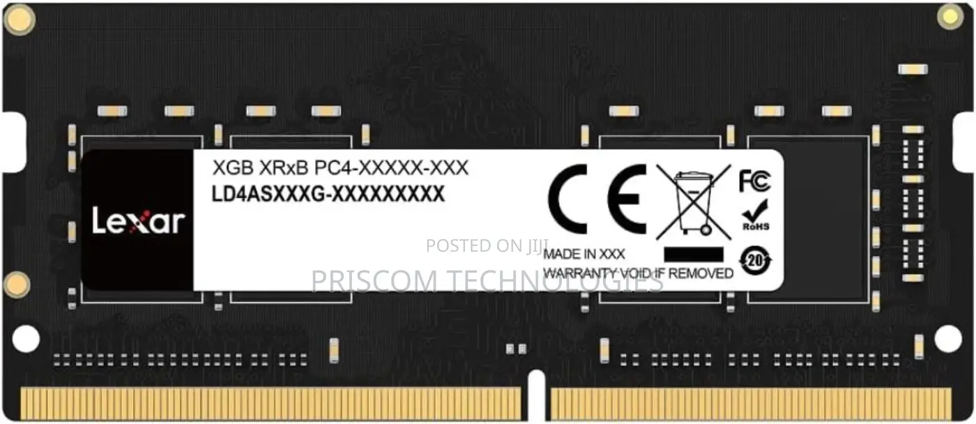 Lexar 4GB Ddr4-2666mhz Ram Memory, Lexar DDR4 RAM Memory