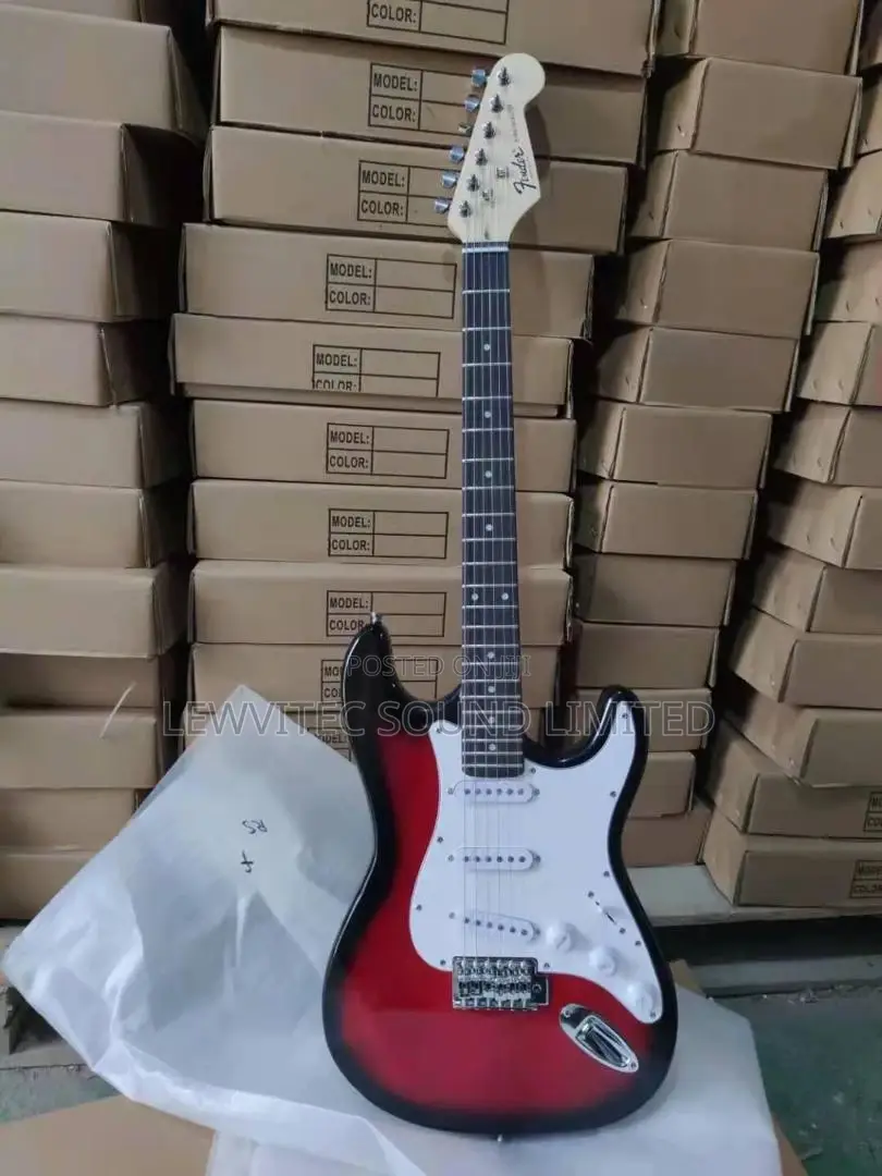 Fender Red White Guitar