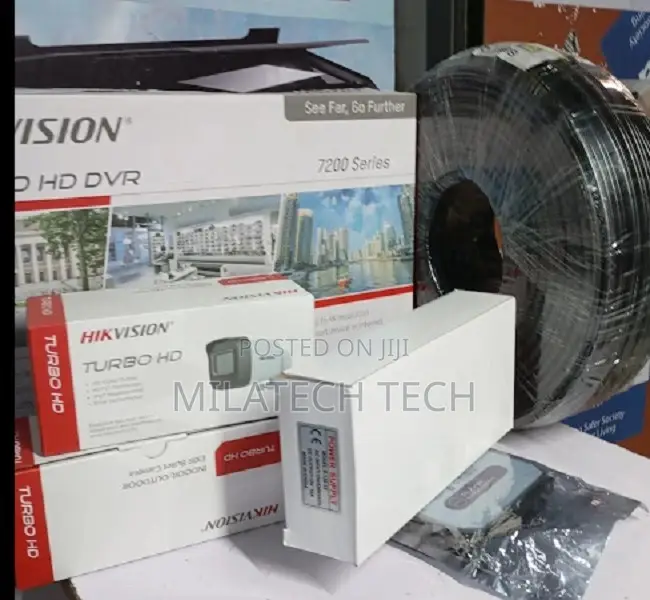 Hikvision 4 CCTV Cameras Complete Kit - 1080p (2MP) Camera