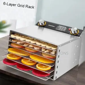 6 Trays Stainless Steel Food Dehydrator