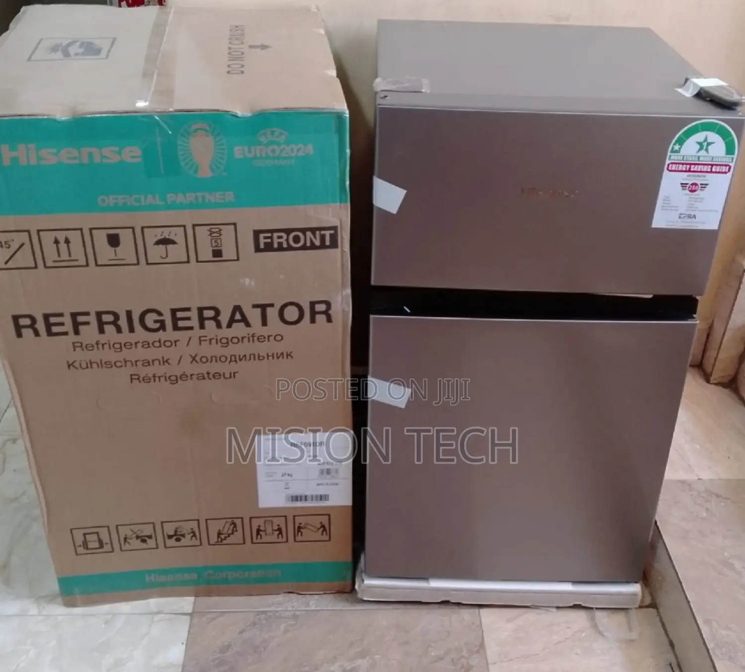 Hisense 91 LTRS Double Door Refrigerator