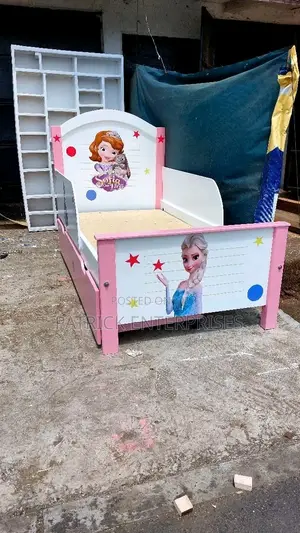 Morden Wooden Toddler Kids Beds With Under Bed Drawer