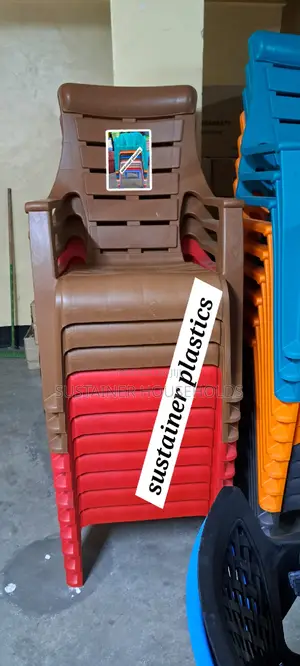 Brown Highback Plastic Chairs