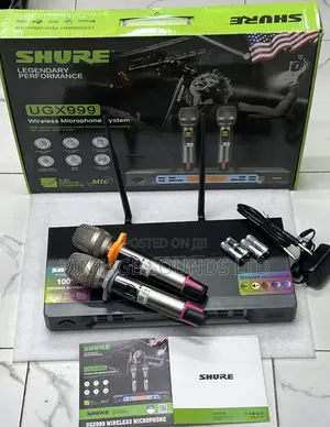 Shure Ugx 999 Wireless Digital Microphone System Set