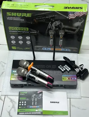 Shure Ugx 999 Wireless Digital Microphone System Set