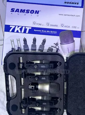 Samson 7kit 7-Piece Drum Microphone Set/ New