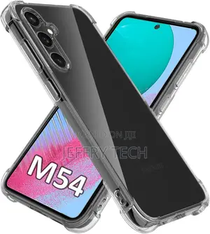 Case for Samsung Galaxy M54 Clear TPU Four Corners Protectiv