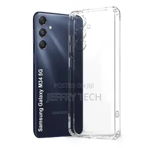 Clear Back Case Cover for Samsung Galaxy M34 5G / F34 5G | S