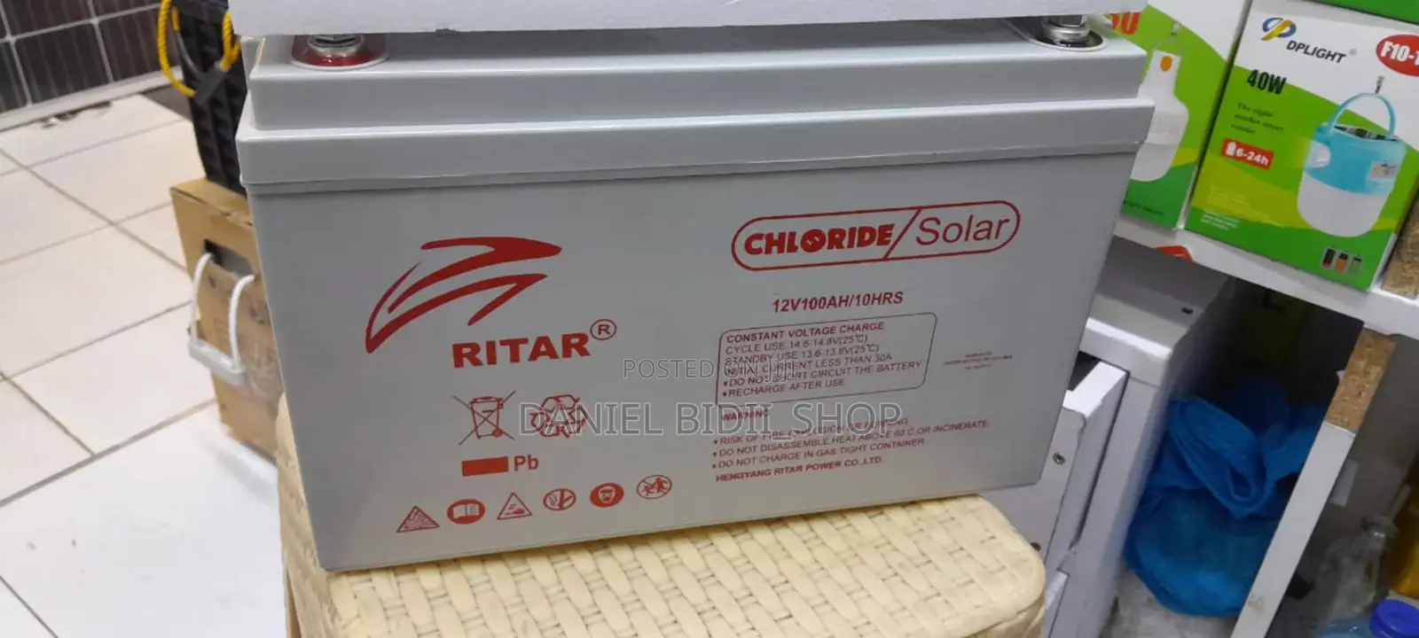 Ritar Chloride Solar Battery 12v 100ah