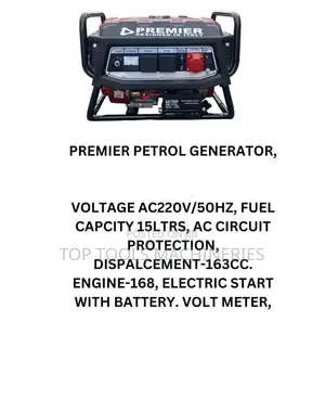 Premier Italy Petrol Generator 6kva 15ltrs