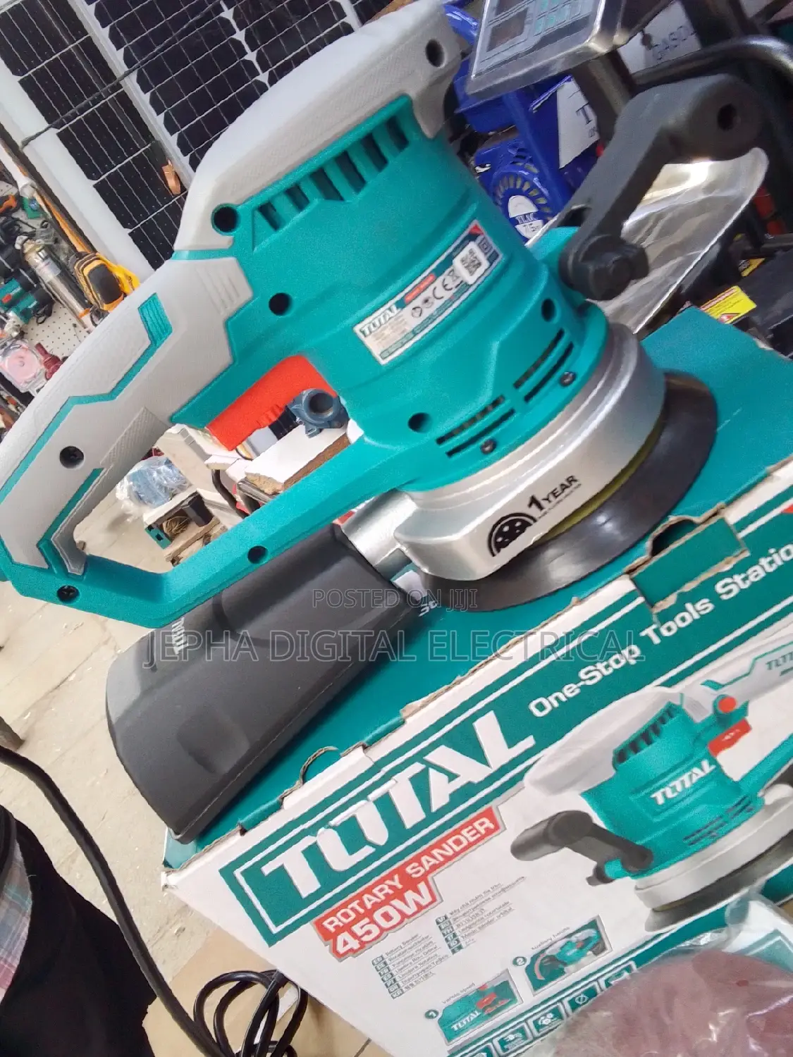 Total 450watts Rotary Sander 