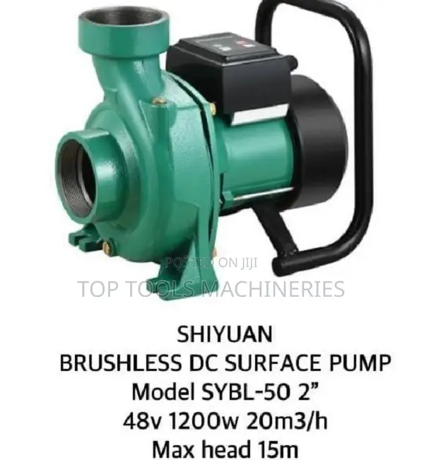 Shiyuan Brushless Dc Surface 2" Pump 48v 1200w + Controller