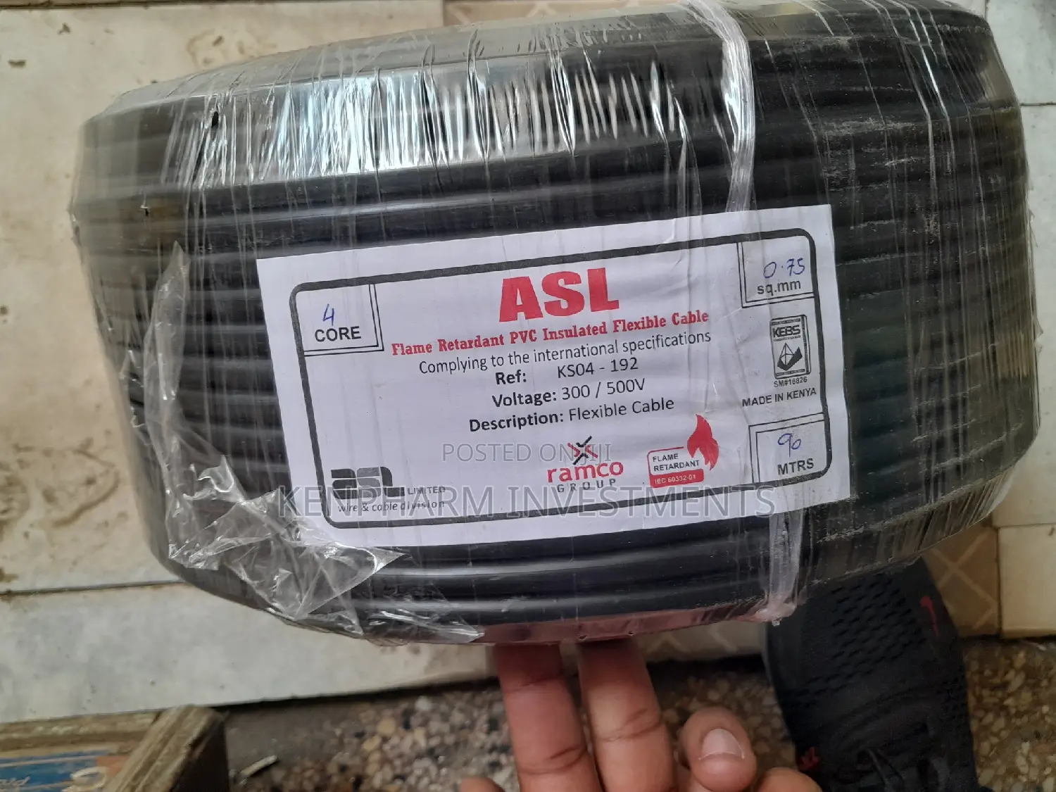 Asl 0.75mm Flex Cable 4 Core
