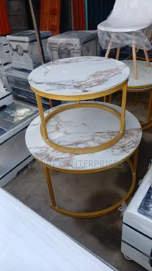 Imported Morden Marble Nesting Coffee Tables