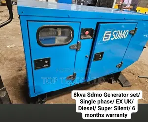 SDMO Generator Set Single Ex-Uk Diesel Silent 8kva