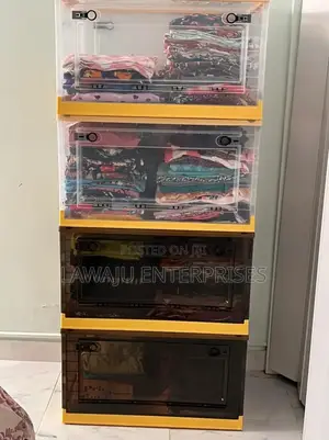Clear Plastic Portable Storage Bin