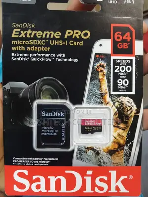 Sandisk Extreme Pro Micro SD 64GB 200mbps