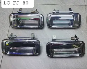Outer Door Handles Lc Fj80 Silver /Chrome