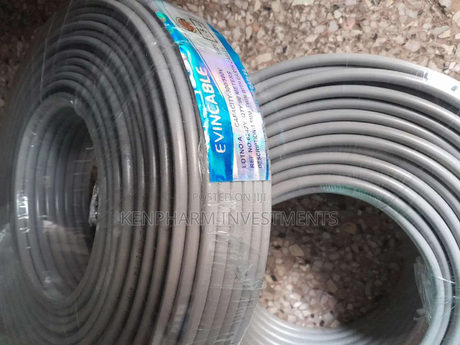 1.5mm Twin With Earth Evin Cable 300v/500v