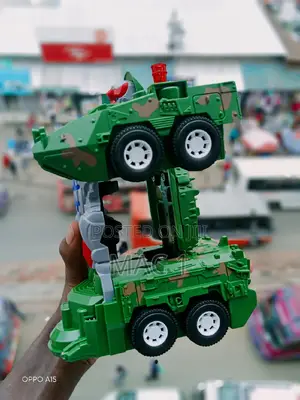 Millitary Tanker Transformer Toy Car