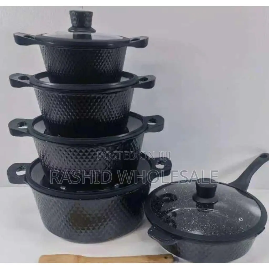 Black 11 PCS Bosch Cookware