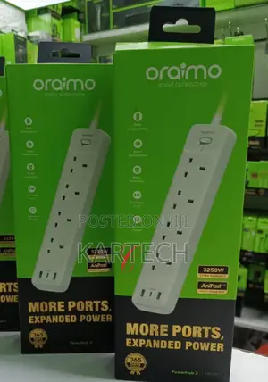 Oraimo Powerhub 2 OWS-U351 Power Extension With USB Ports