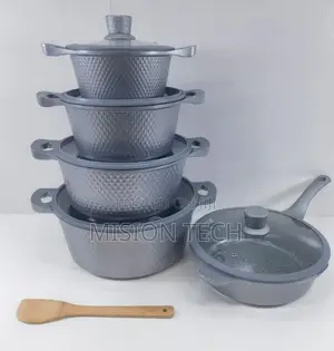 Bosch Non Sticky 11 Pc Cookware With Silicon Lid Covers