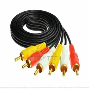 RCA 3 BY 3 Audio Video AUX CABLE