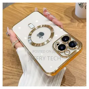 Fashion Magnetic Case for Magsafe for iPhone 11 Pro -Gold