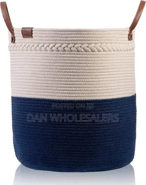 Cotton Rope Basket With Handles