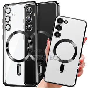 Samsung Galaxy S24 Mag Safe Glamor Case Ring Housing Camera