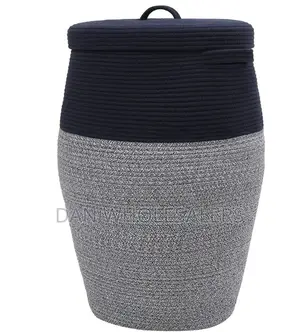 Laundry Basket Cotton Rope Woven Basket