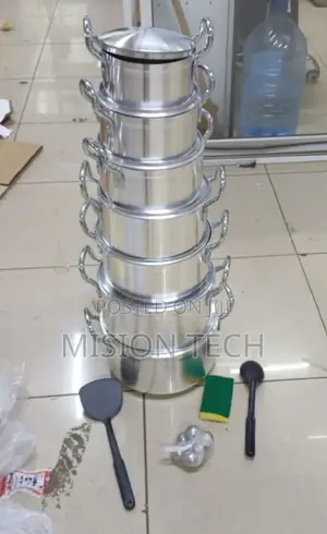 Original Tornado 14 Pieces Heavy Aluminium Pot Sufuria Set