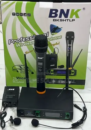 BNK BK9HTLP 3 IN 1 Professional Wireless Microphone
