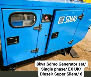 Sdmo Generator Set Single Ex Uk Diesel Silent 80kva
