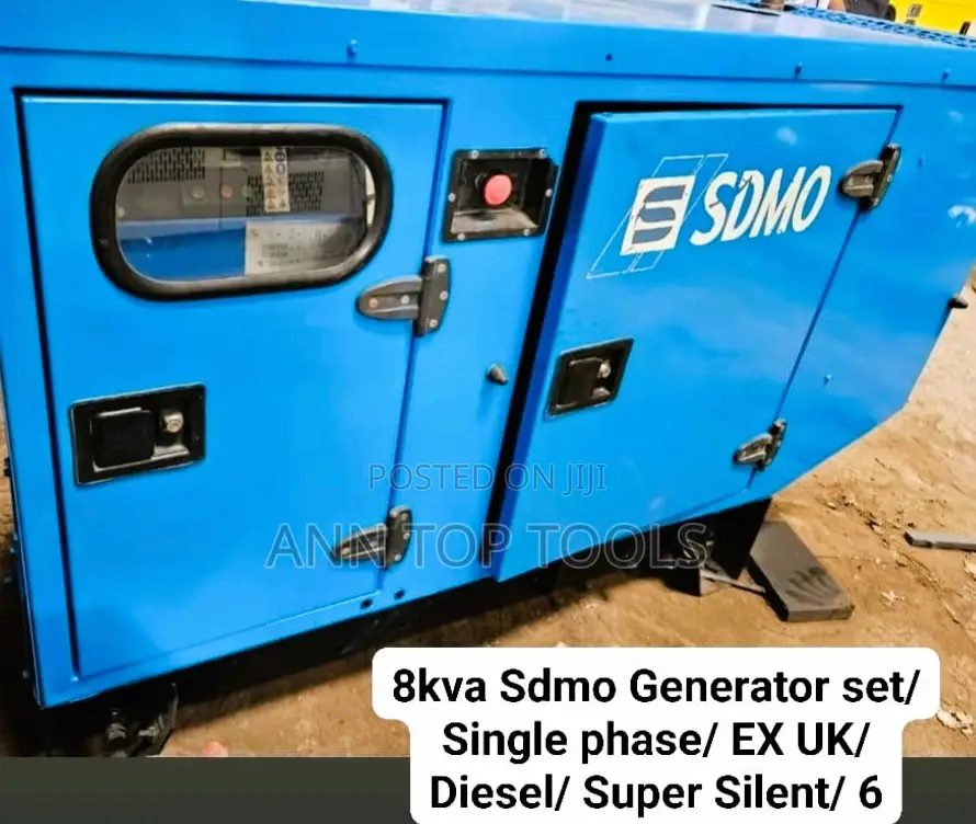 Sdmo Generator Set Single Ex Uk Diesel Silent 80kva