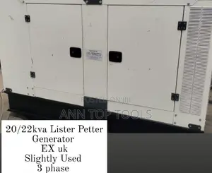 Lister Petter Generator Ex Uk 3phase 22kva