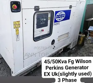 Wilson Perkins Generator Ex Uk 3phase 50kva Silent